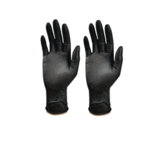 Black Rubber Gloves