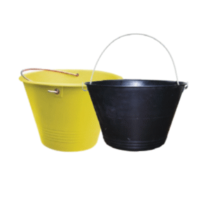 PVC BUCKET YELLOW/BLACK