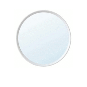 Round Mirror White
