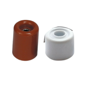 DOOR STOPPER PVC/WHITE & RED